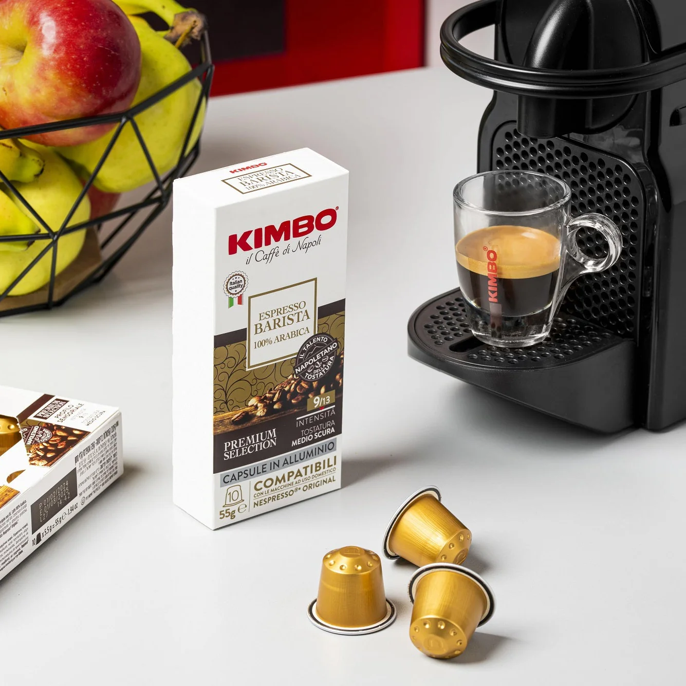 Capsule Compatibili con Macchine Nespresso®* Original in Alluminio - Espresso Barista 100% Arabica - Image 4